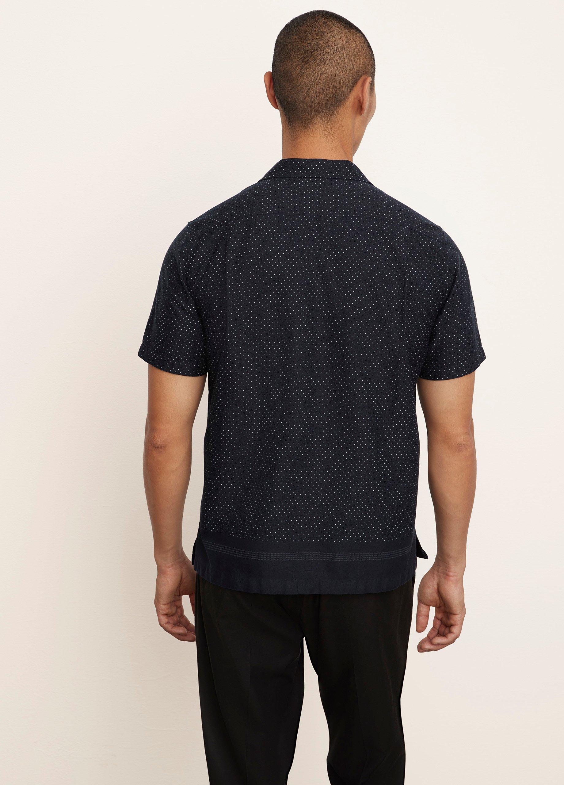 Border-Print Short Sleeve Shirt image number 3