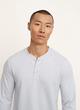 Double-Knit Long Sleeve Henley T-Shirt image number 1