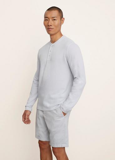 Double Knit Long Sleeve Henley Tee image number 2