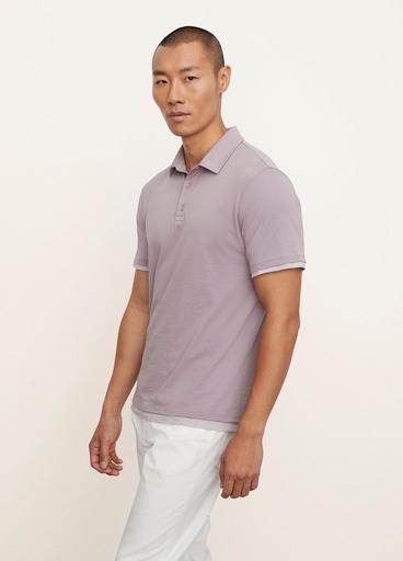 Pima Cotton Double-Layer Short Sleeve Polo image number 2