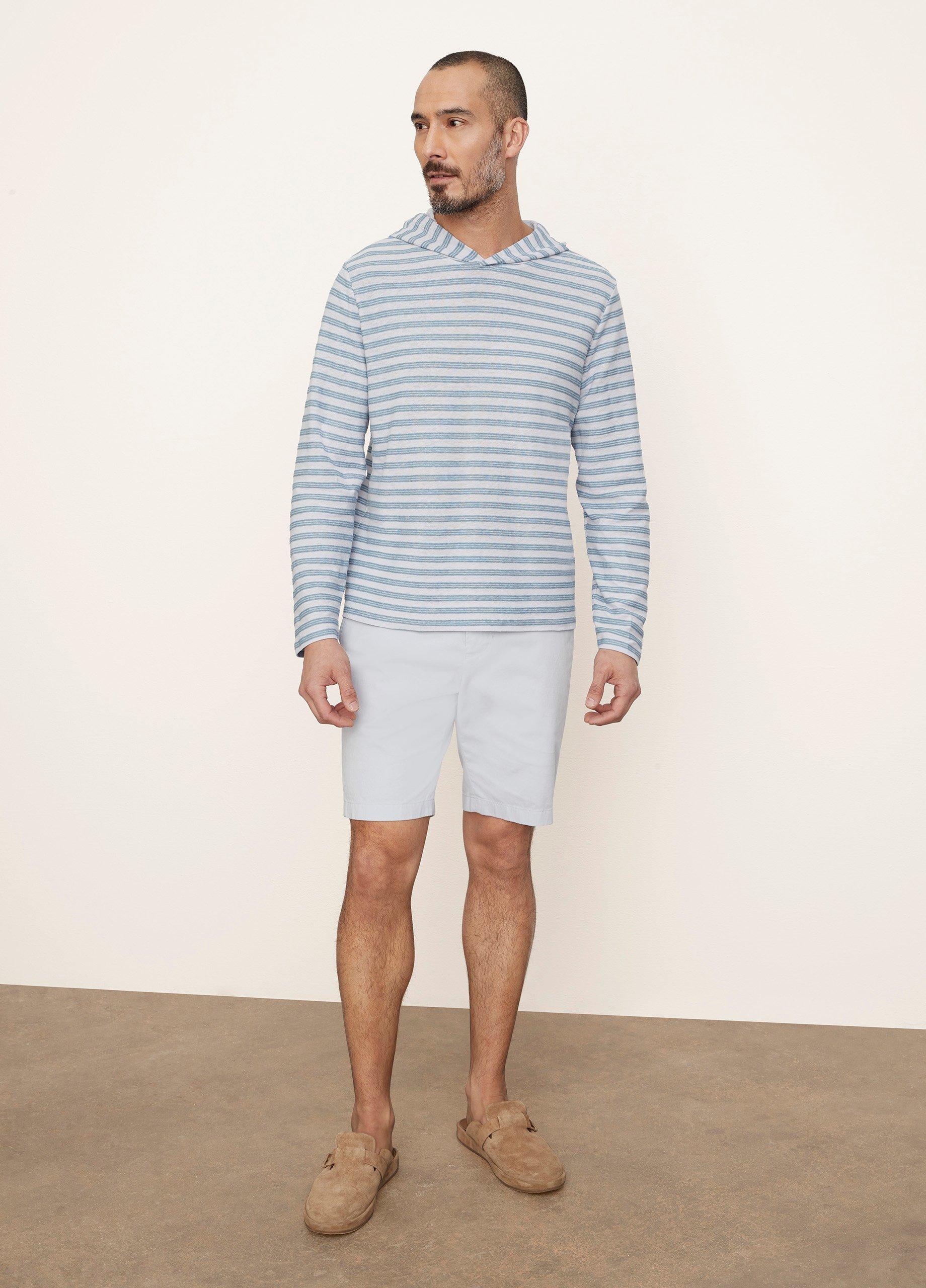 Textured Stripe Popover Hoodie image number 0