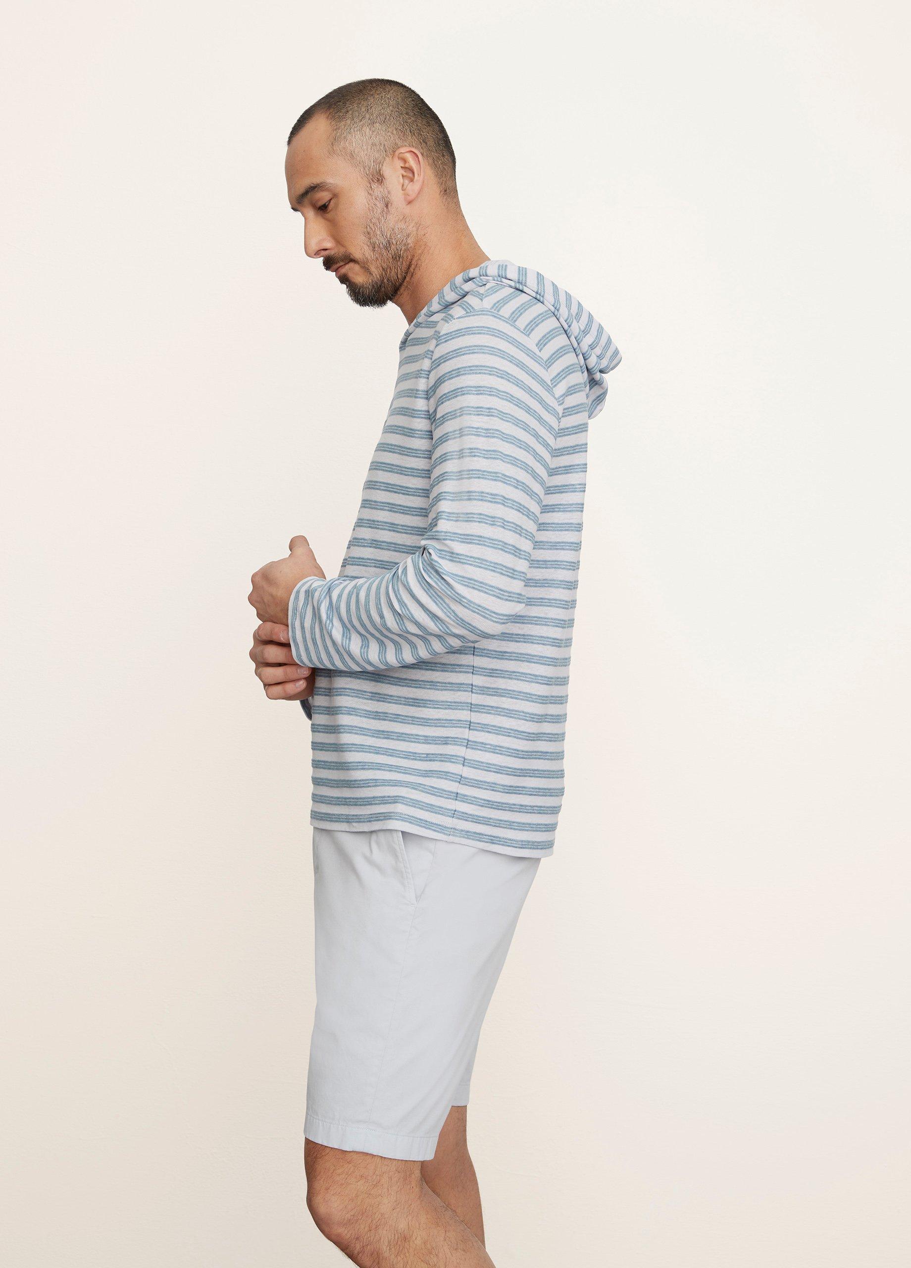 Textured Stripe Popover Hoodie image number 2