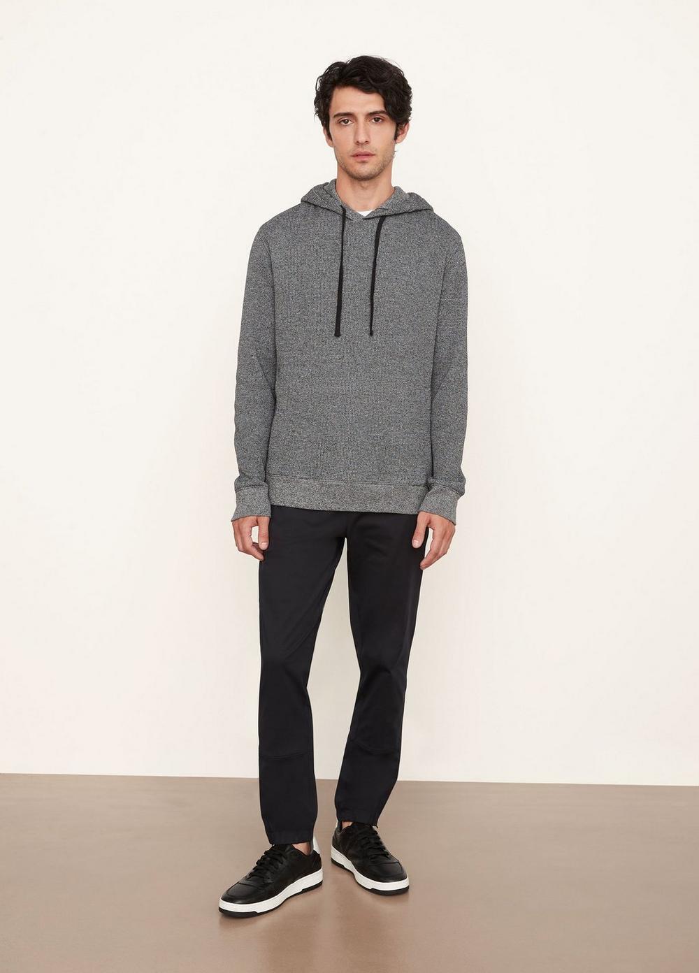 Pima Mouline Thermal Popover Hoodie