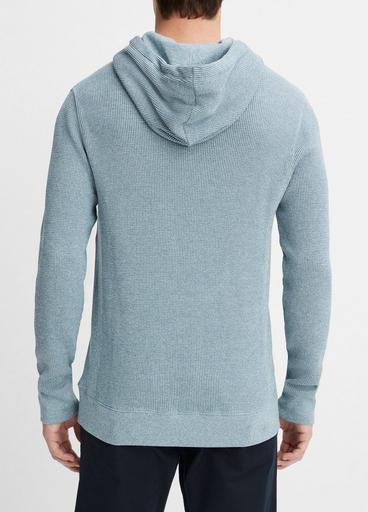 Mouliné Pima Cotton Thermal Popover Hoodie image number 3