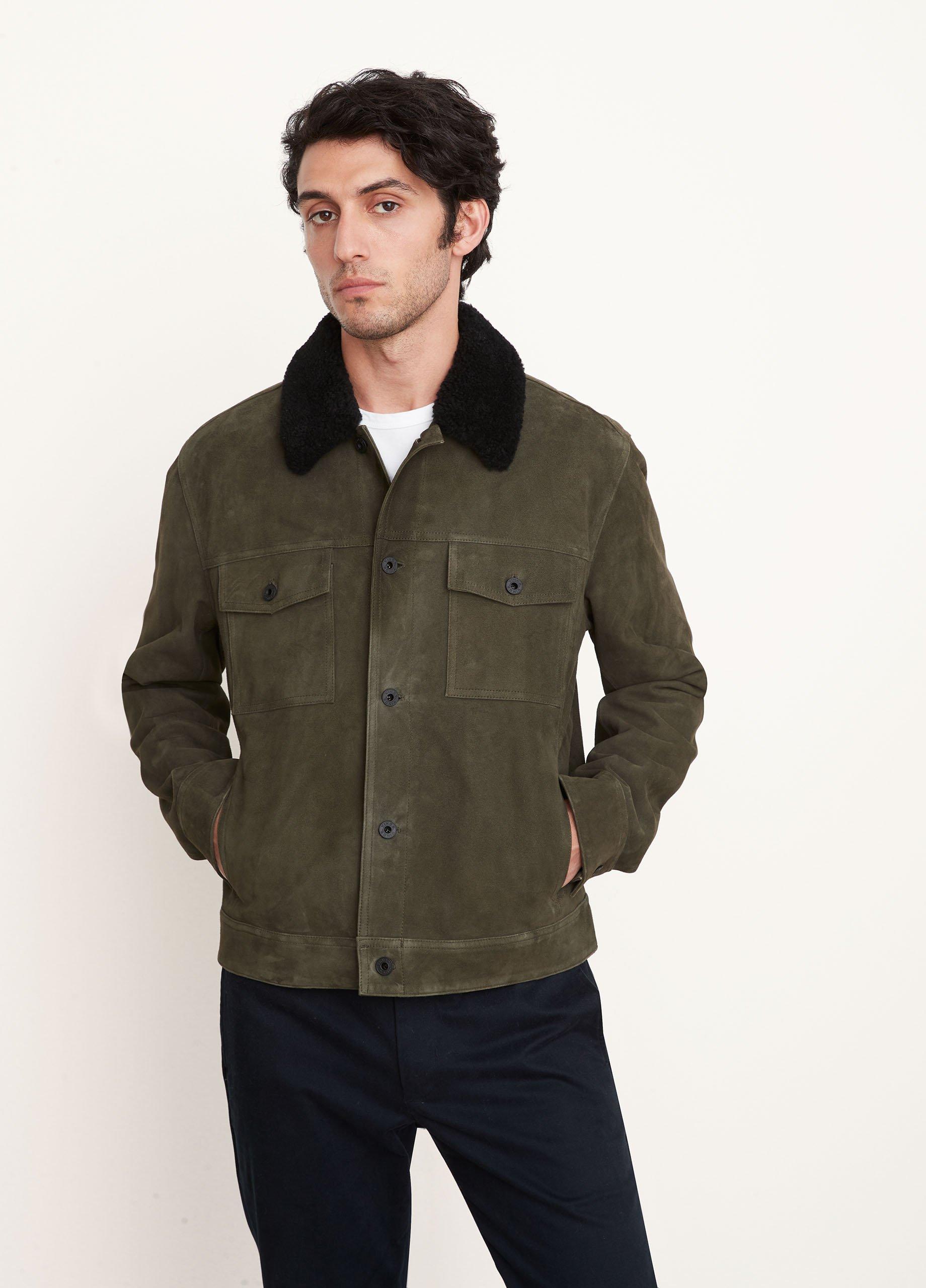 Suede Trucker Jacket image number 1