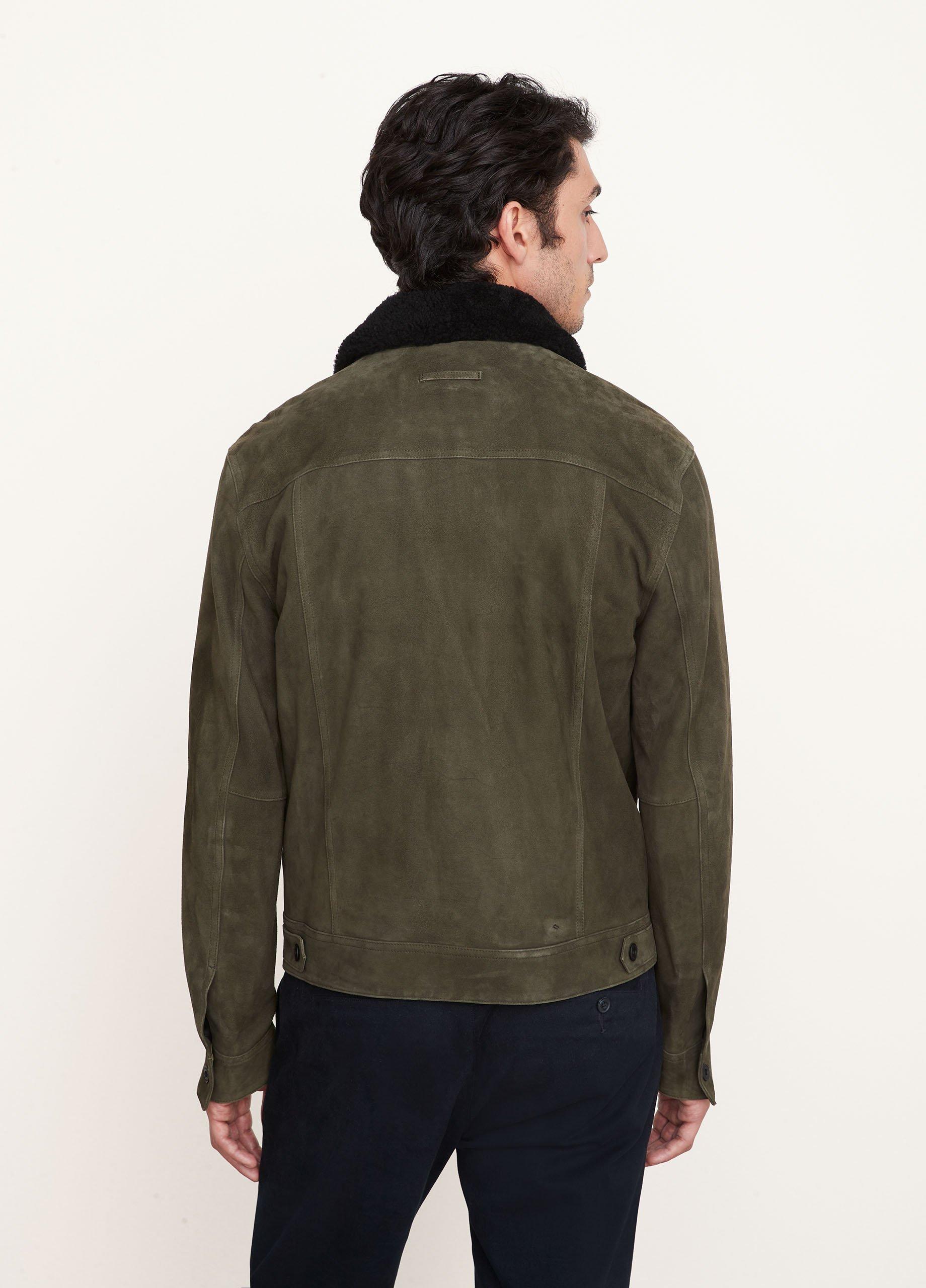 Suede Trucker Jacket image number 3
