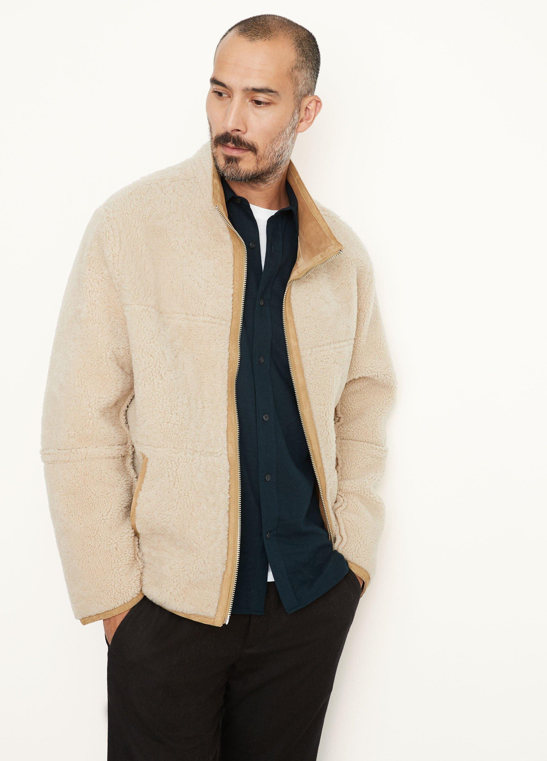 Reversible Shearling Jacket image number 1
