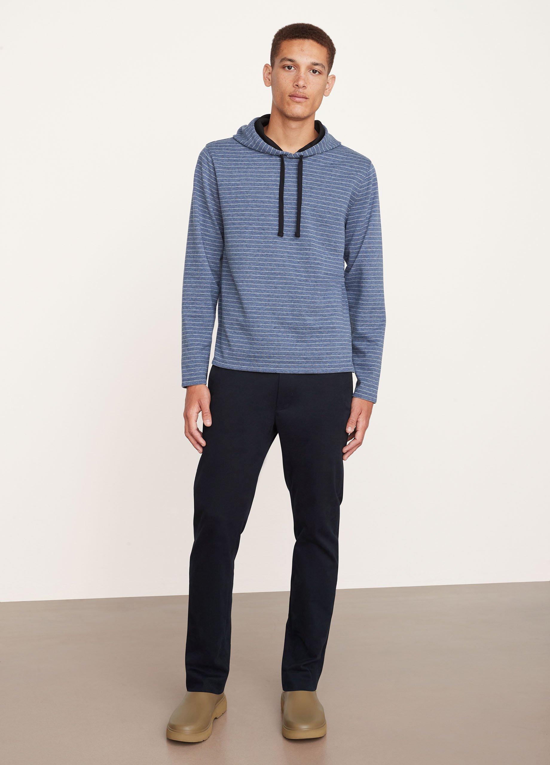 Lightweight Stripe Pull-Over Hoodie image number 0
