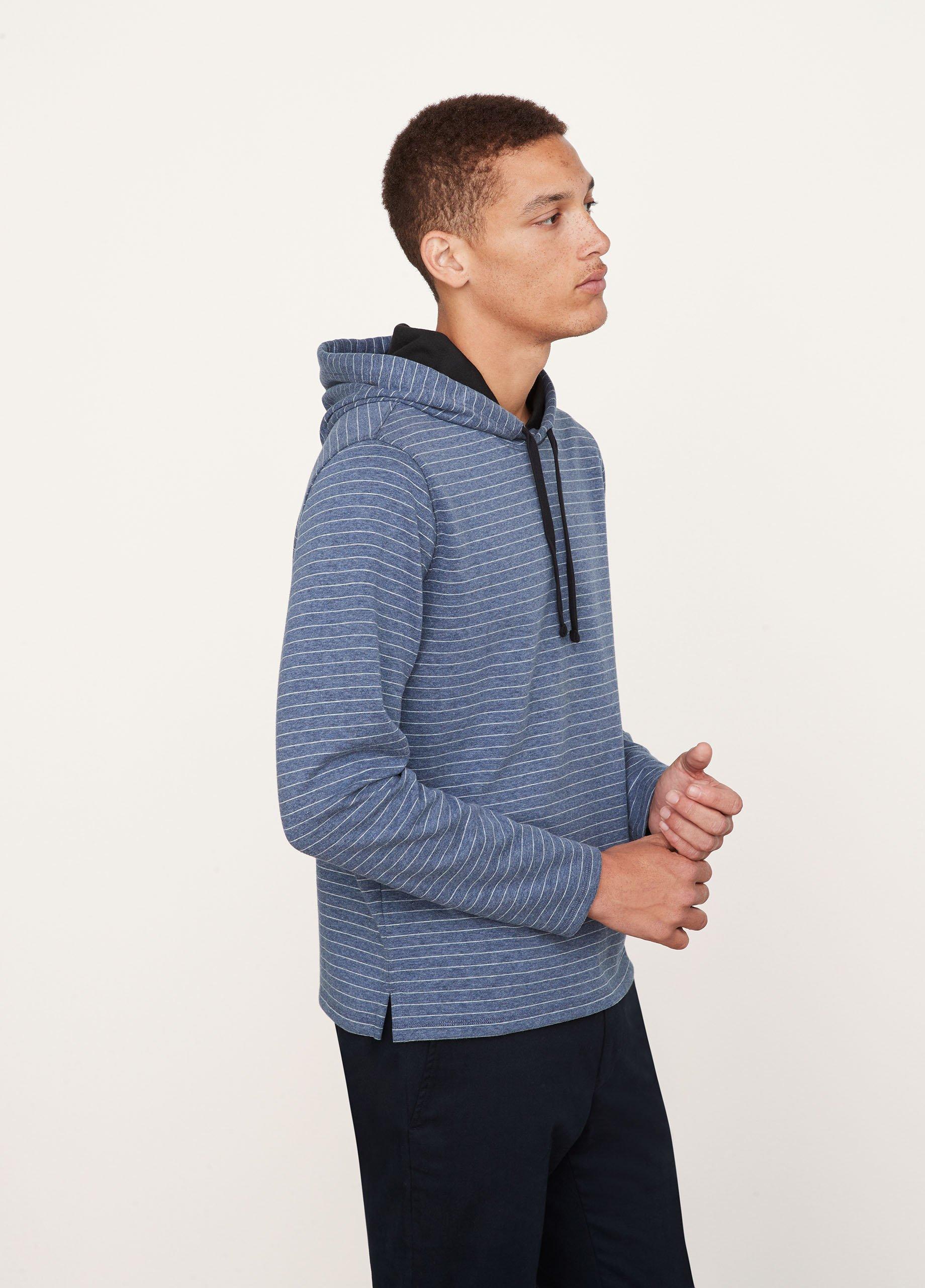 Lightweight Stripe Pull-Over Hoodie image number 2