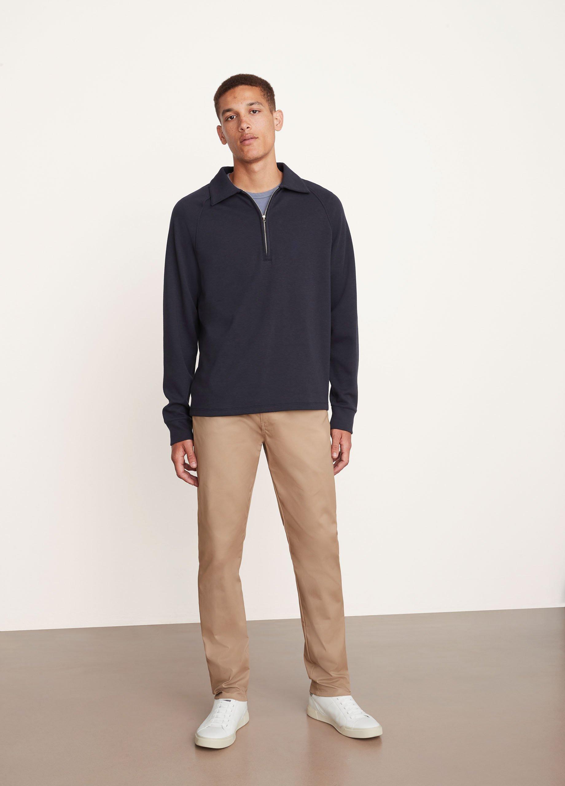 Double Knit Raglan Quarter-Zip image number 0