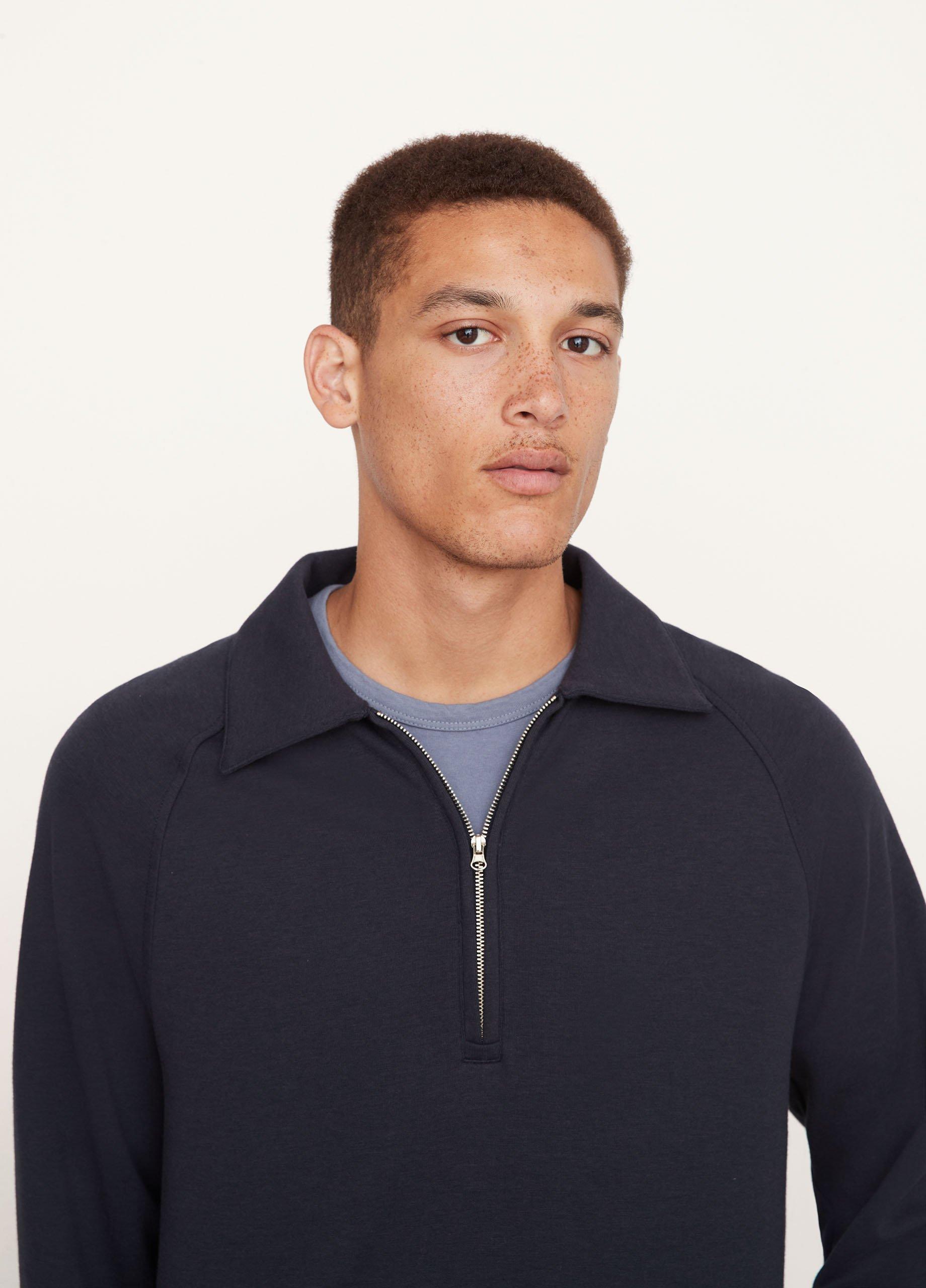 Double Knit Raglan Quarter-Zip image number 1