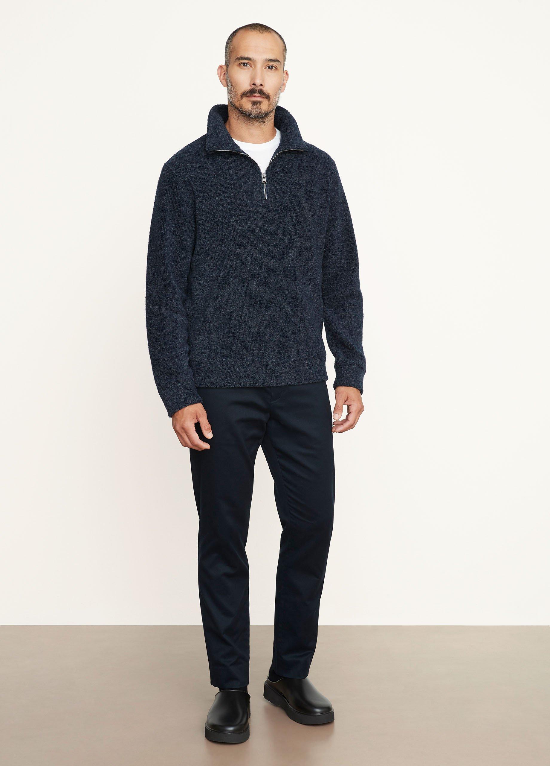 French Terry Quarter-Zip Sweater image number 0