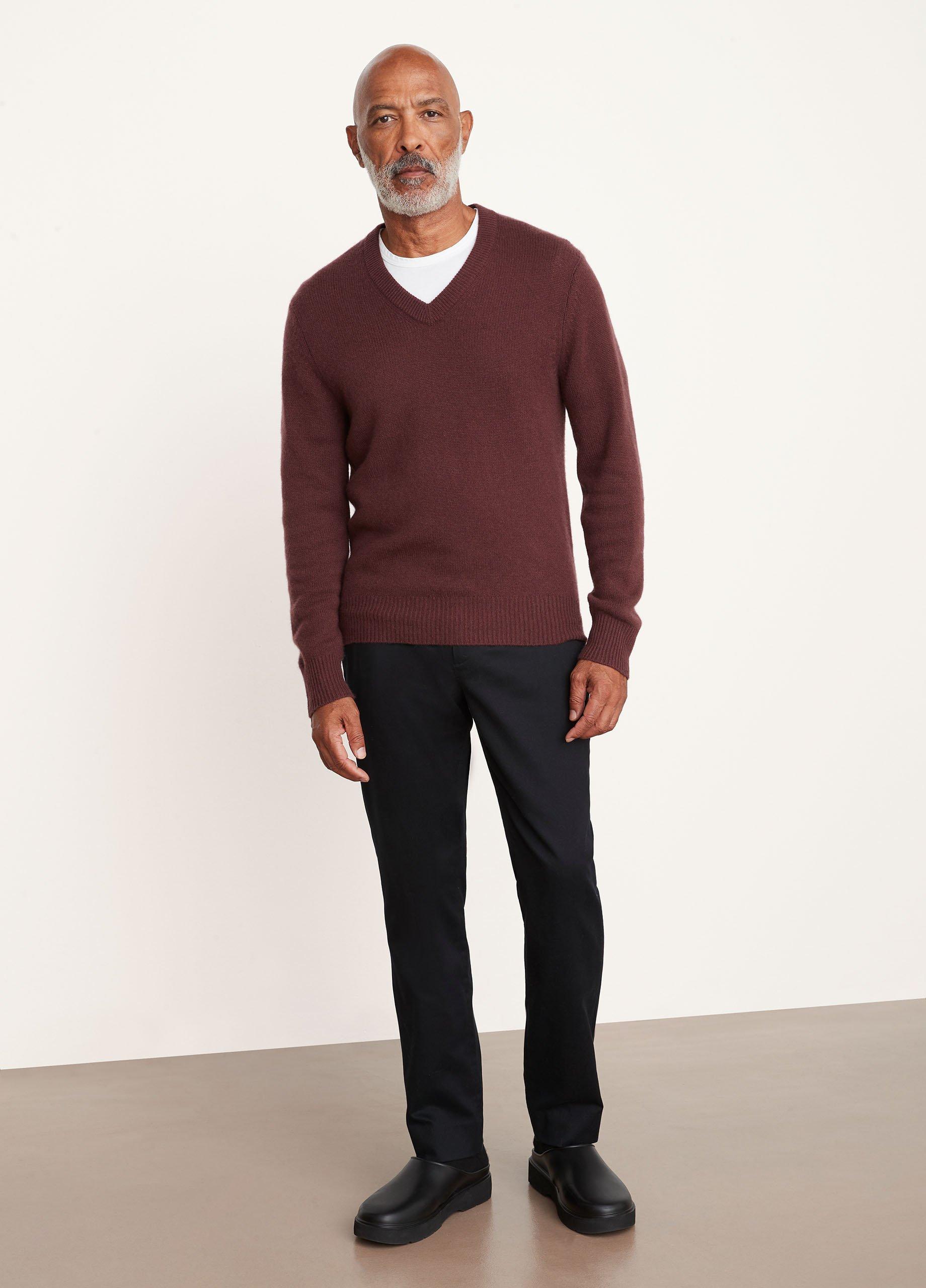 Cashmere V-Neck Sweater in Vince Products Men | Vince