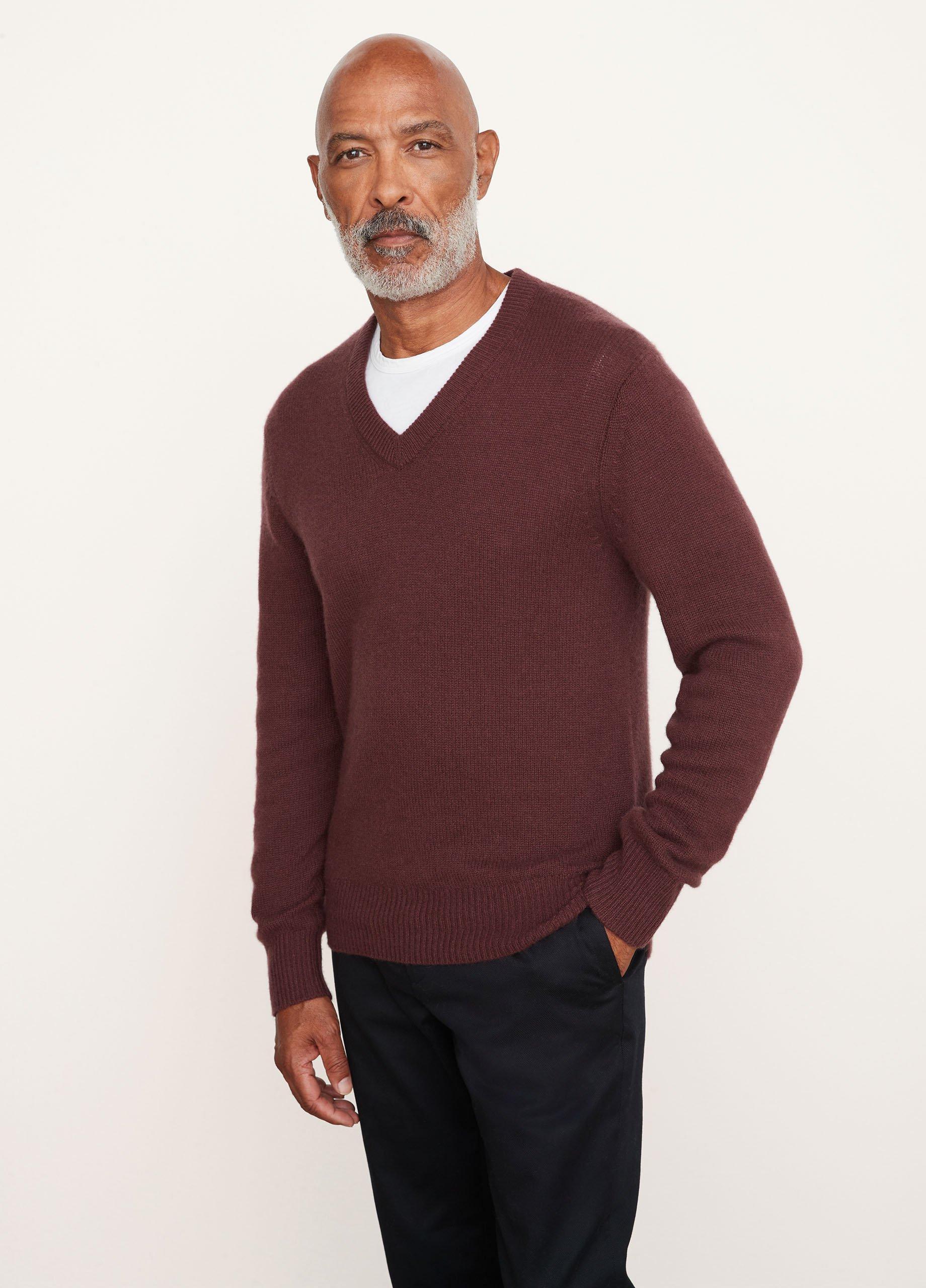 Cashmere V-Neck Sweater in Vince Products Men | Vince