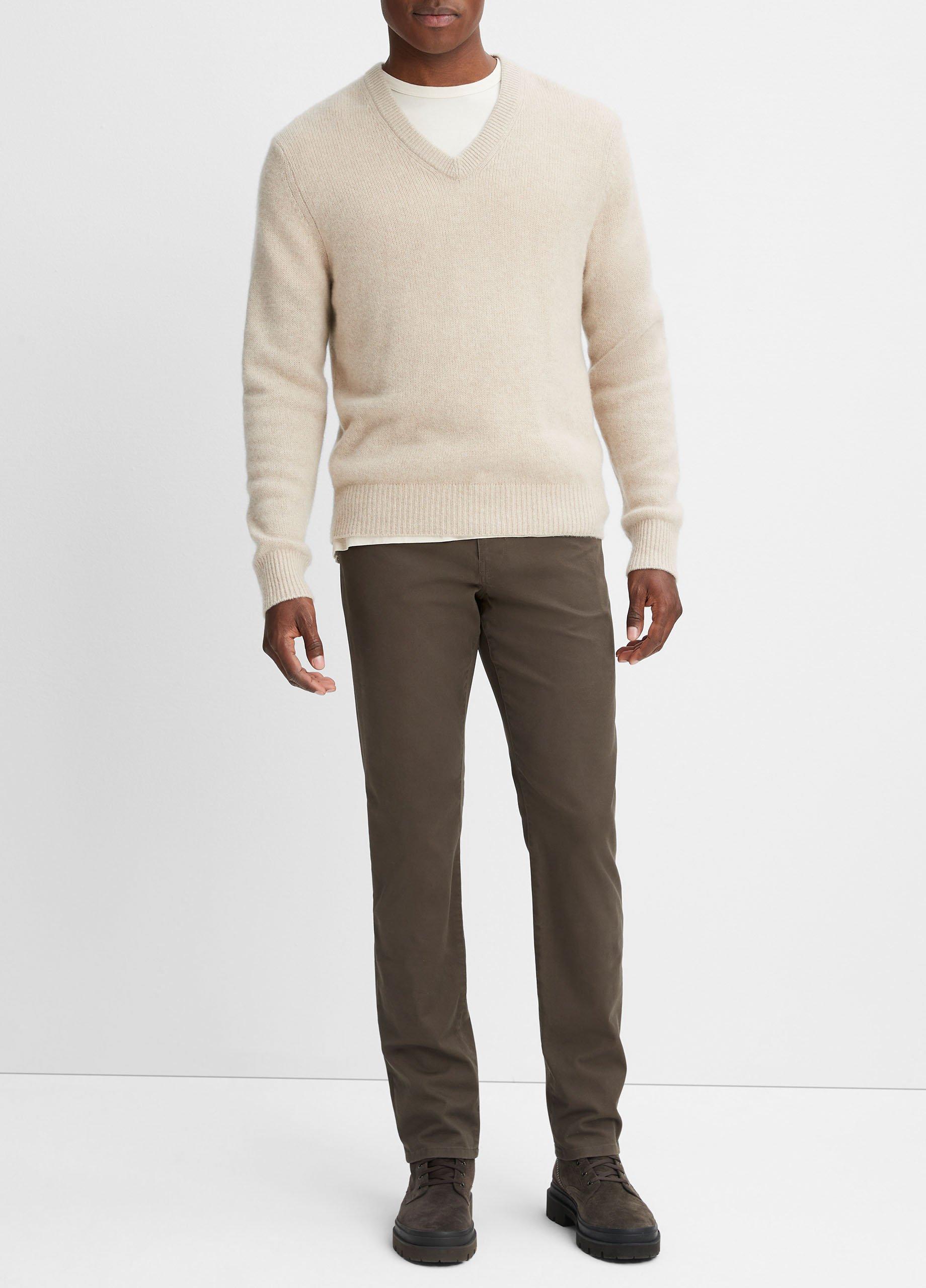 【どんぐまさん専用】Rochas Homme - V-neck Sweater Gary wool sweater with V-neck - Man - AW2023 | Roberto Verino