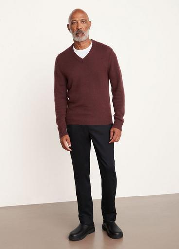 Cashmere Long Sleeve V-Neck Sweater image number 0