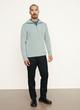 Plush Cashmere Quarter Zip Long Sleeve Sweater image number 0
