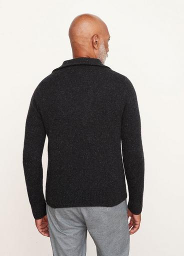 Plush Cashmere Quarter-Zip Sweater image number 3