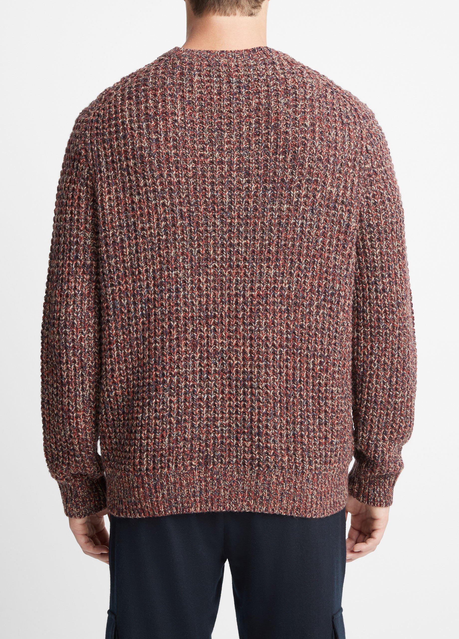 Waffle crew hotsell neck sweater