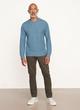 Heather Thermal Long Sleeve Crew Neck Shirt image number 0