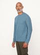 Heather Thermal Long Sleeve Crew Neck Shirt image number 2