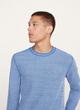 Heather Thermal Long Sleeve Crew Neck Shirt image number 1