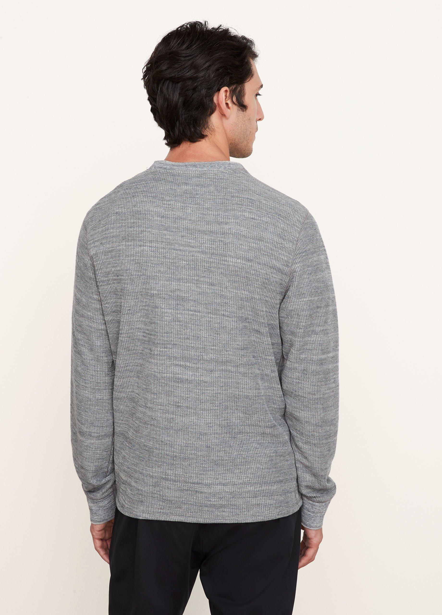 Long Sleeve Crew Neck - Heather Grey