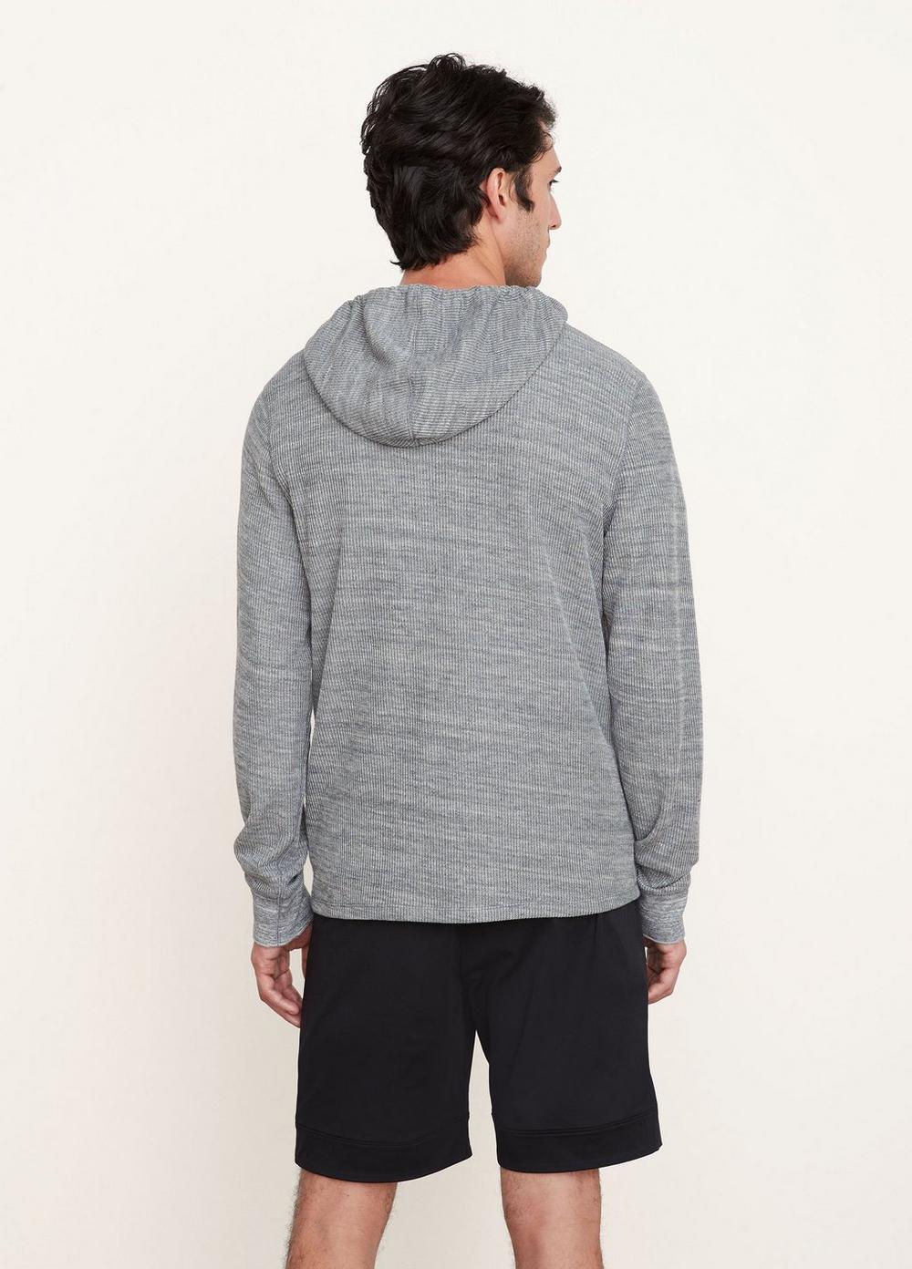 Heather Thermal Popover Hoodie