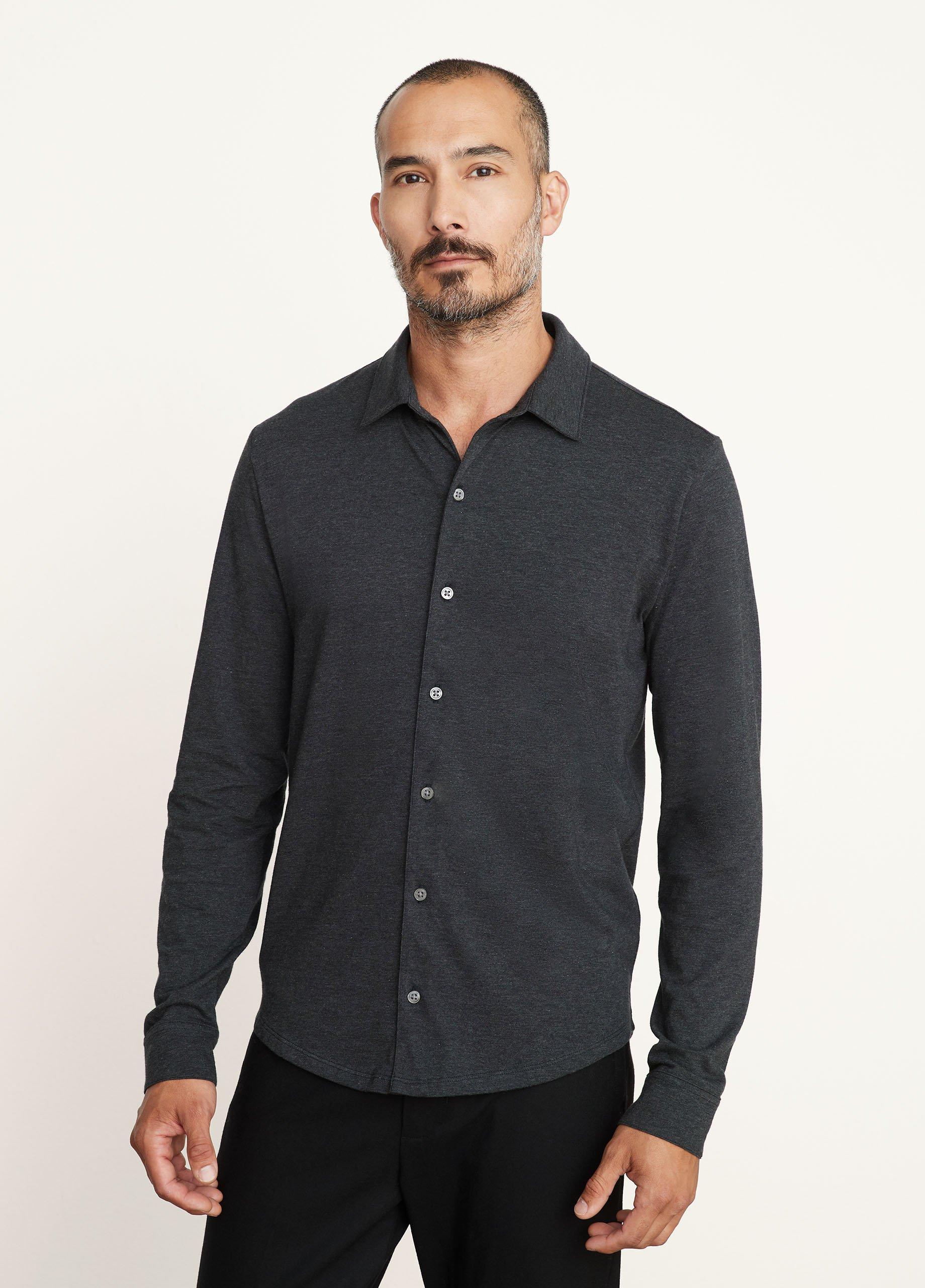 Pima Cotton Button-Down Shirt image number 1