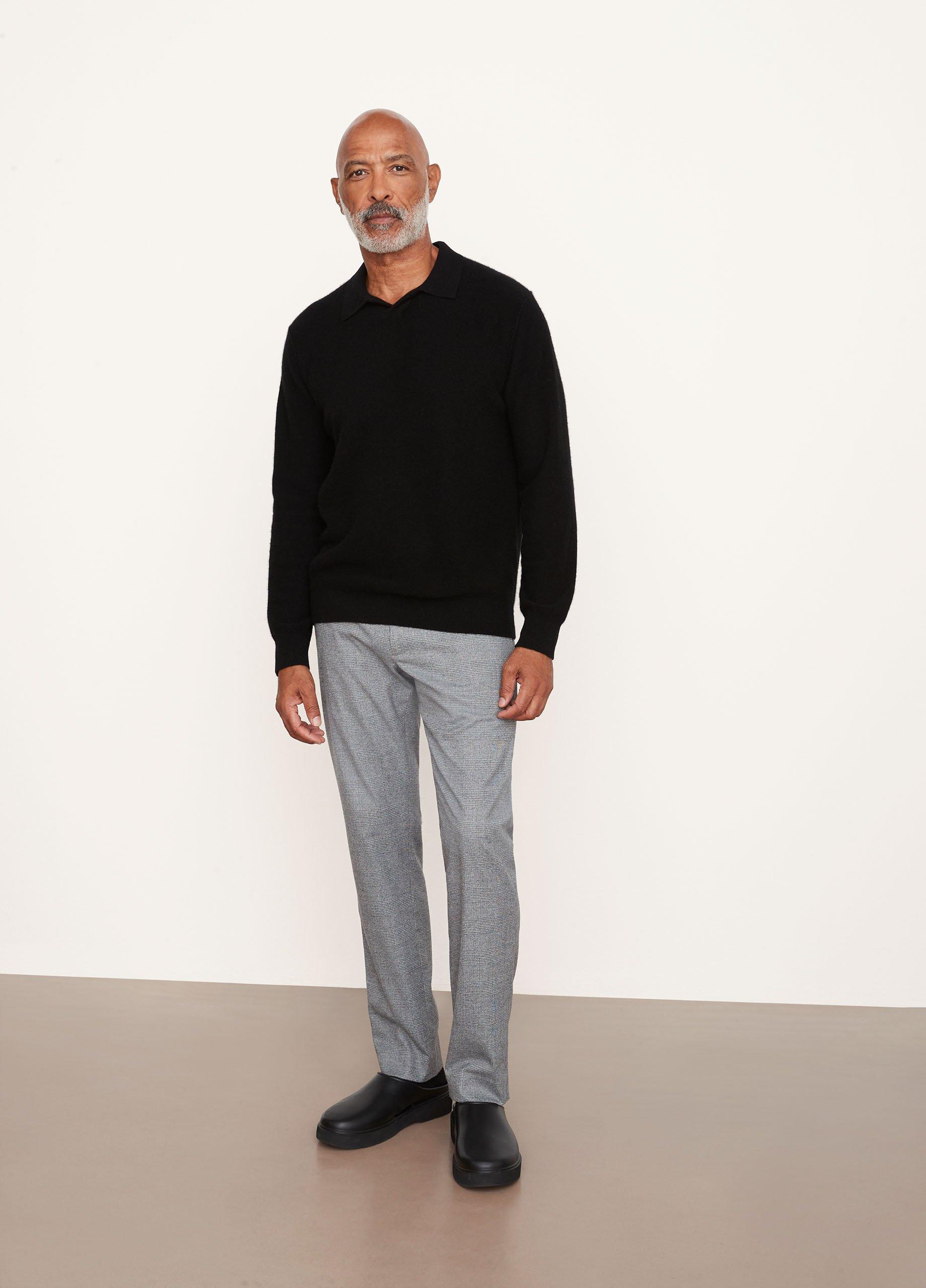 Plush Cashmere Johnny-Collar Polo image number 0