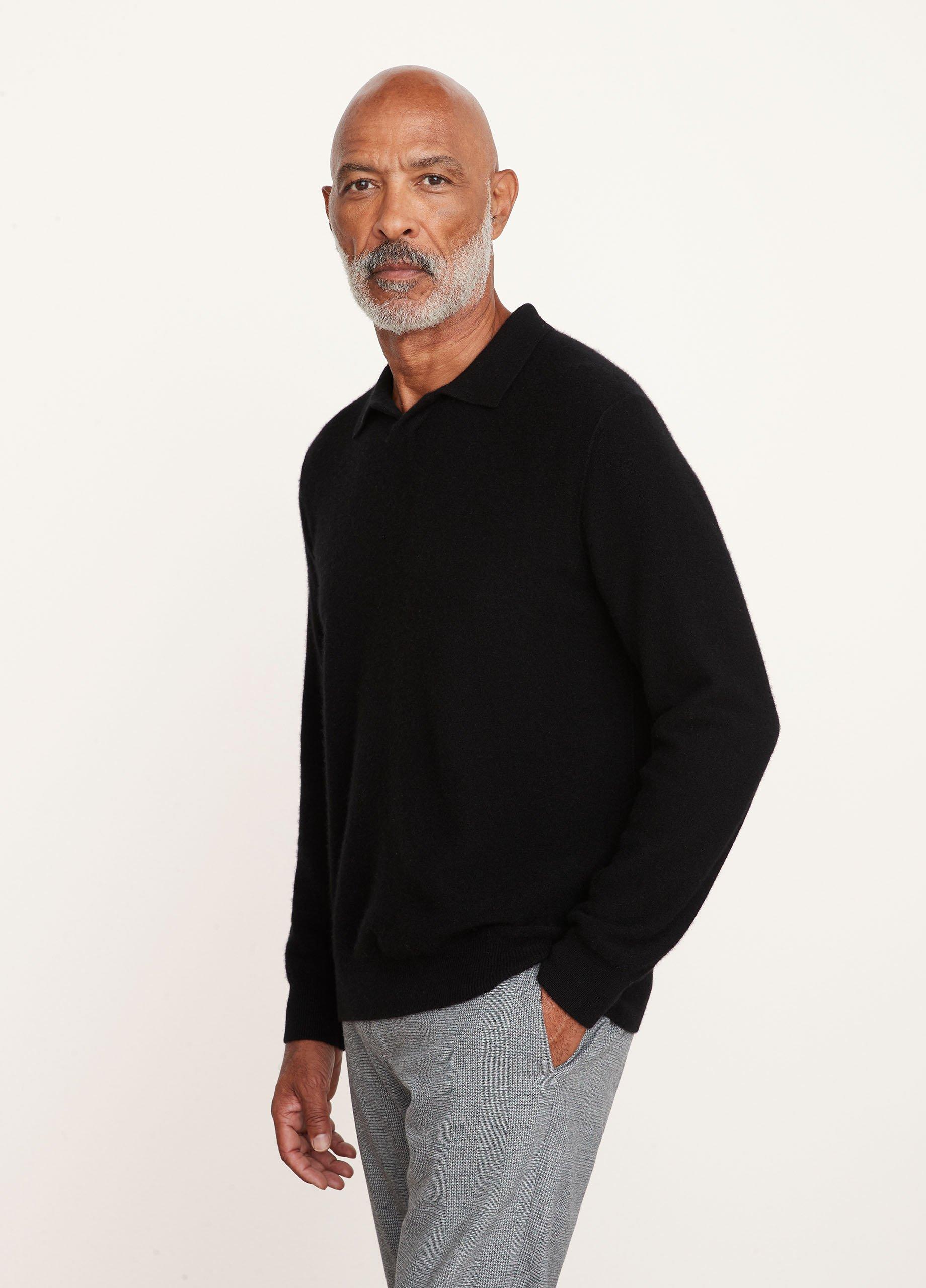 Plush Cashmere Johnny-Collar Polo image number 2