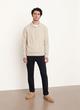 Plush Cashmere Johnny Collar Sweater image number 0