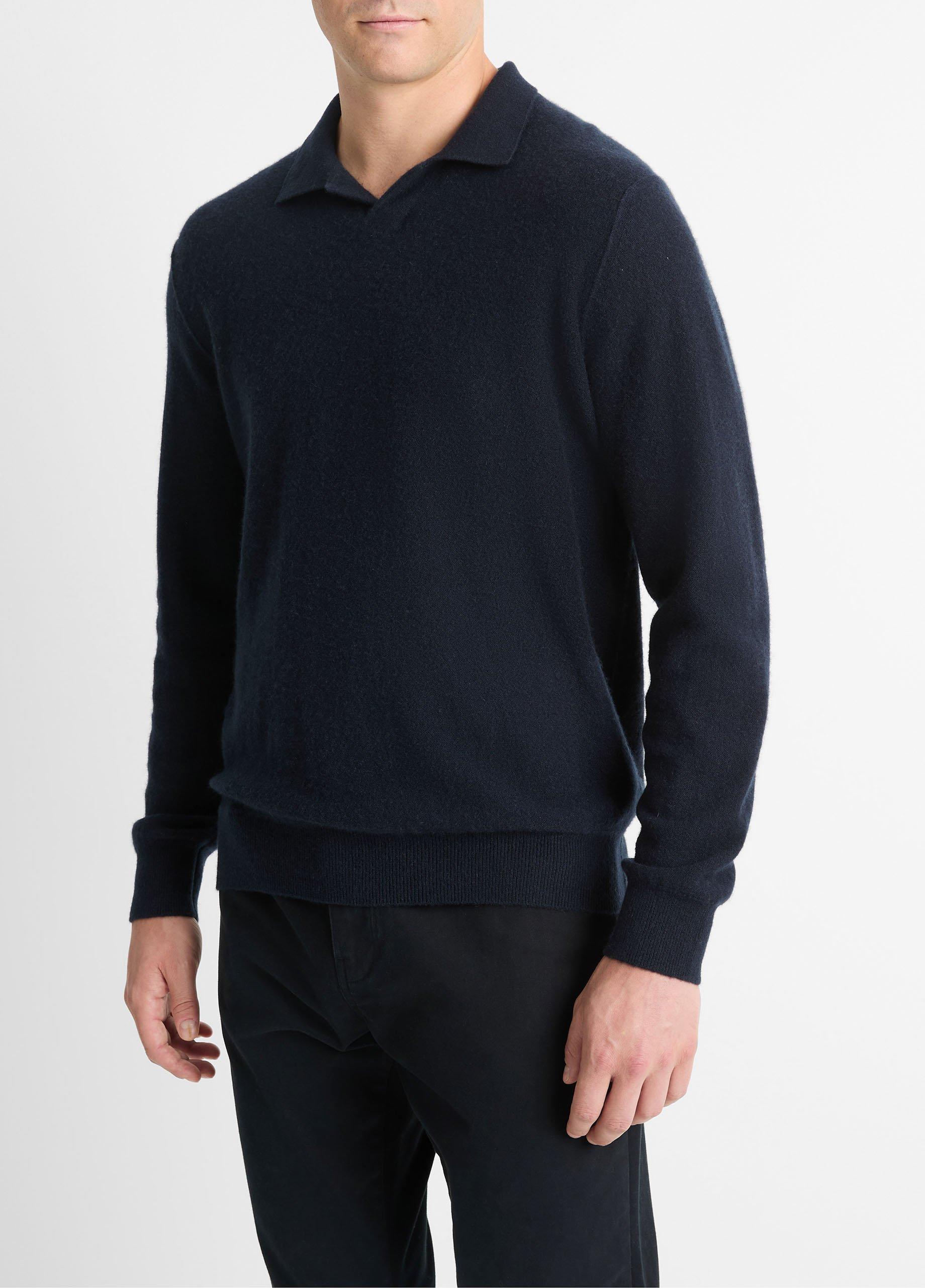 Plush Cashmere Johnny-Collar Polo image number 2