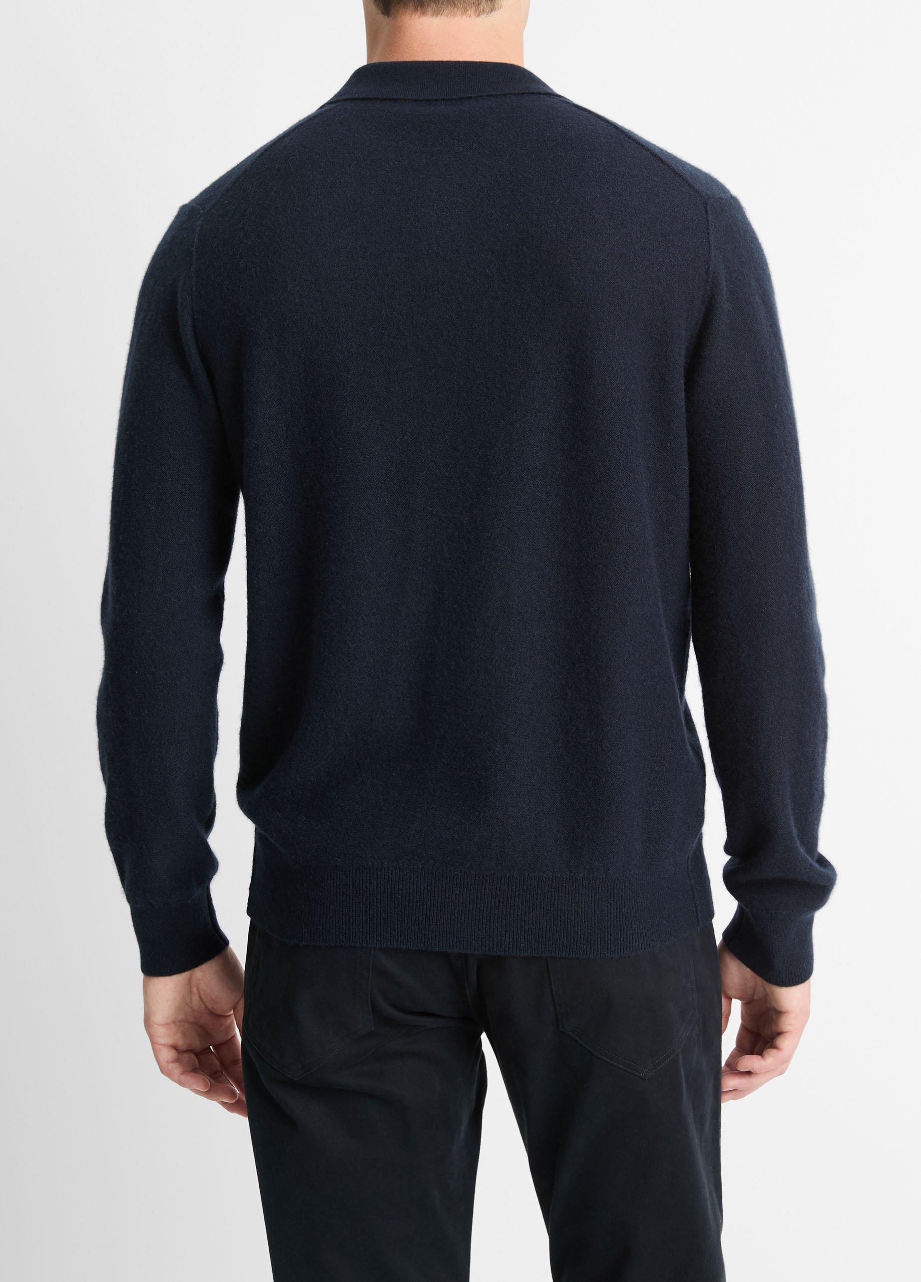 Plush Cashmere Johnny-Collar Polo image number 3
