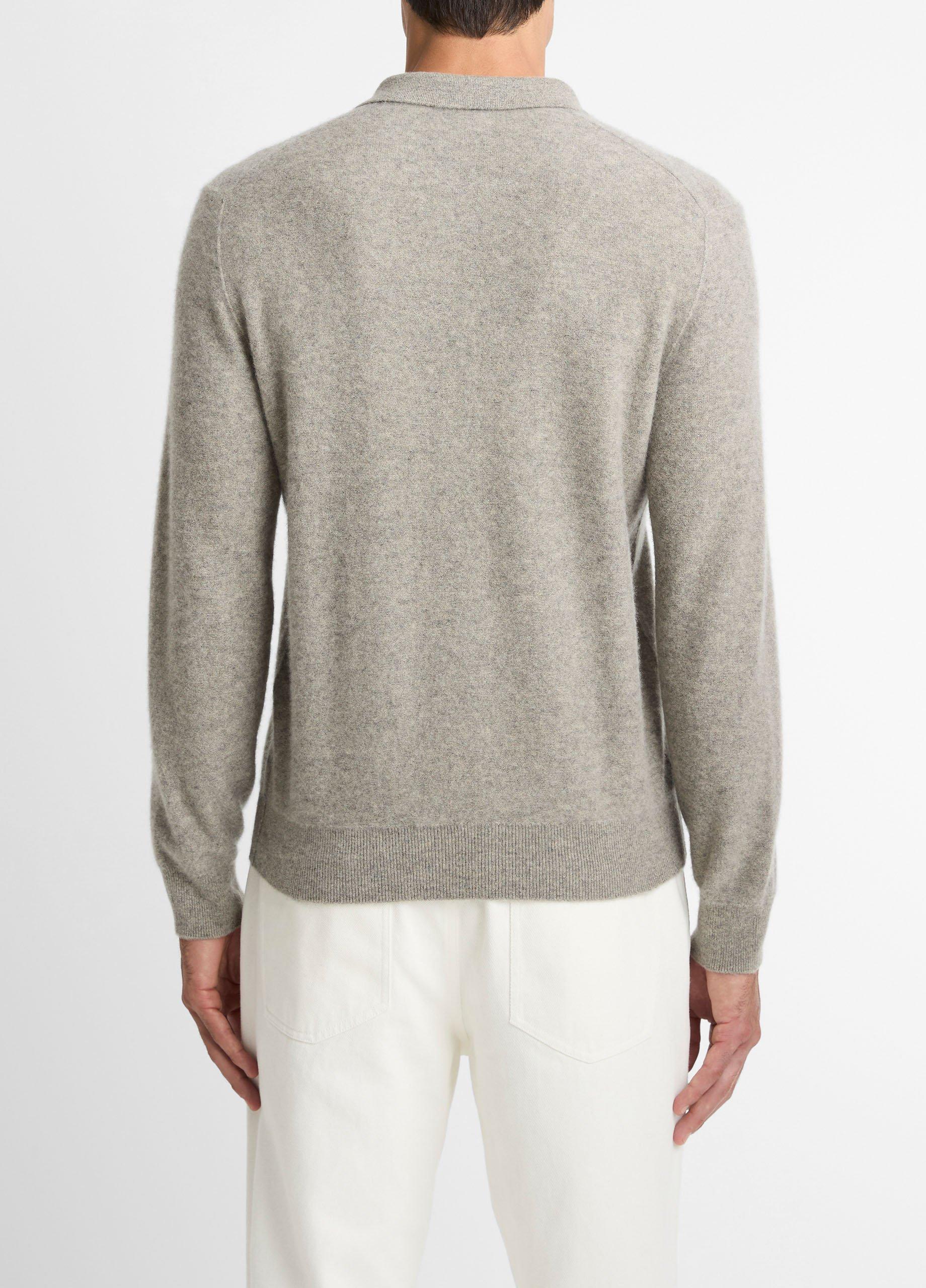 Plush Cashmere Johnny-Collar Polo image number 2