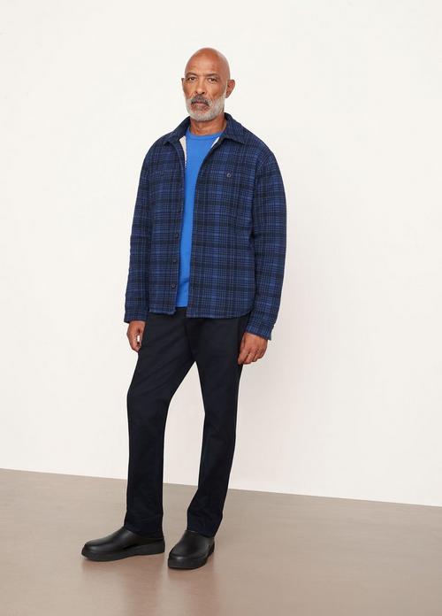 Plaid Sherpa Shirt Jacket