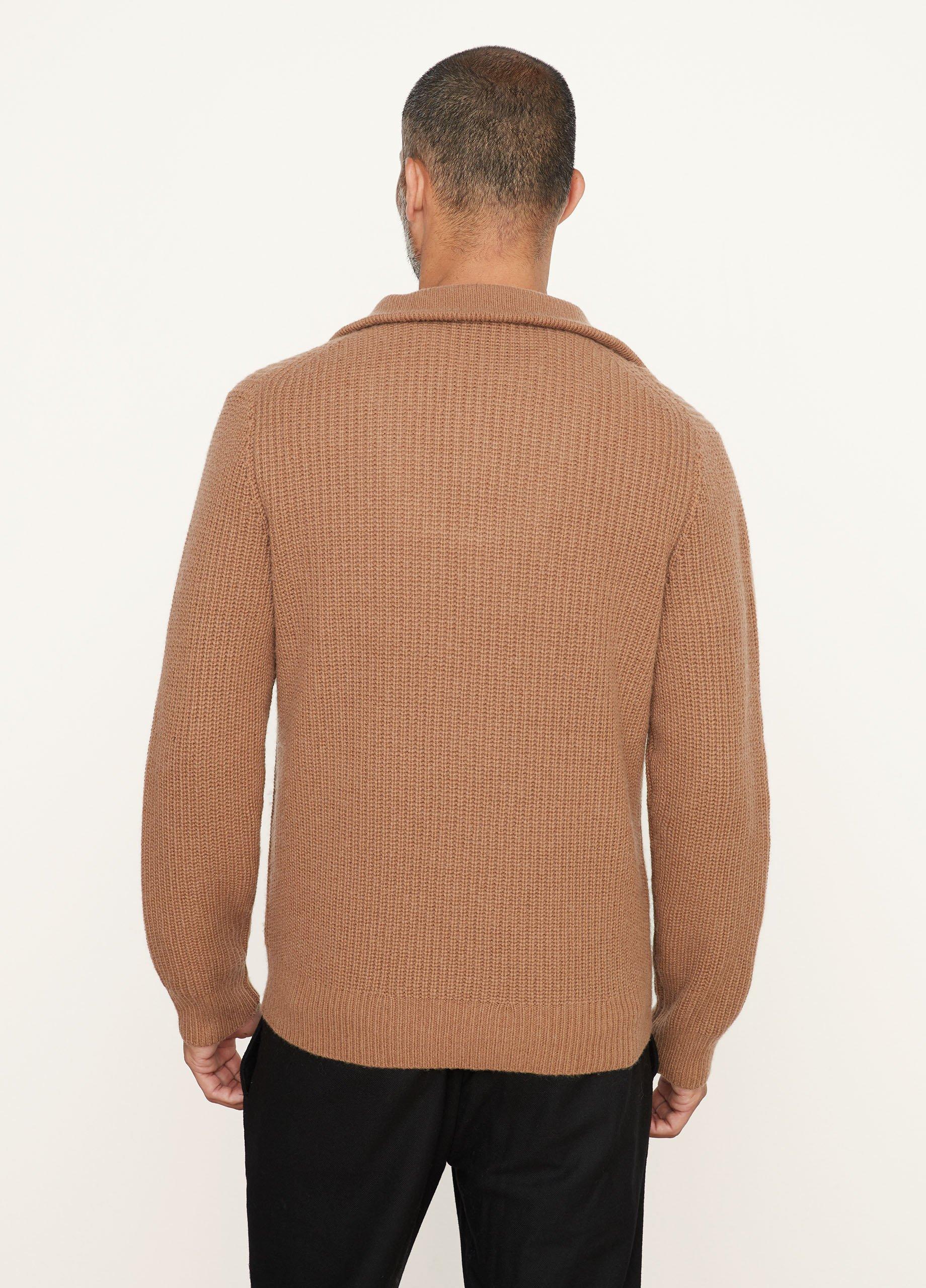 Shaker Stitch Half-Zip Pullover image number 3