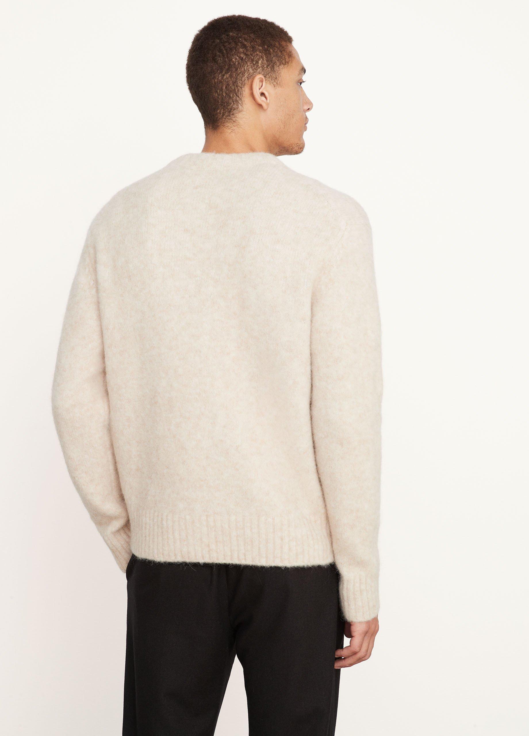 Brushed Crew Neck Sweater in Vince Products Men | Vince