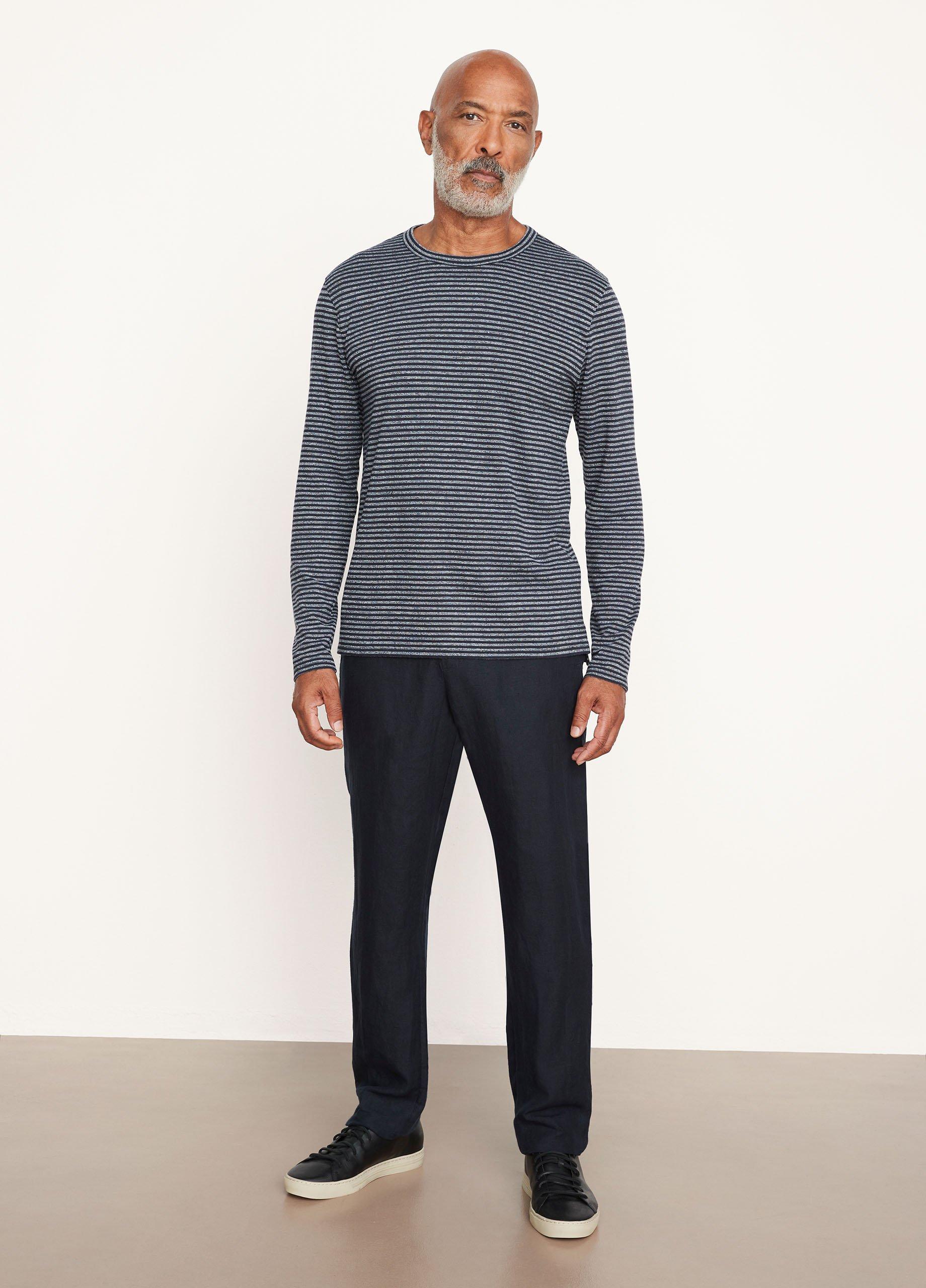 Moulin&eacute; Stripe Long Sleeve Crew Neck Shirt image number 0