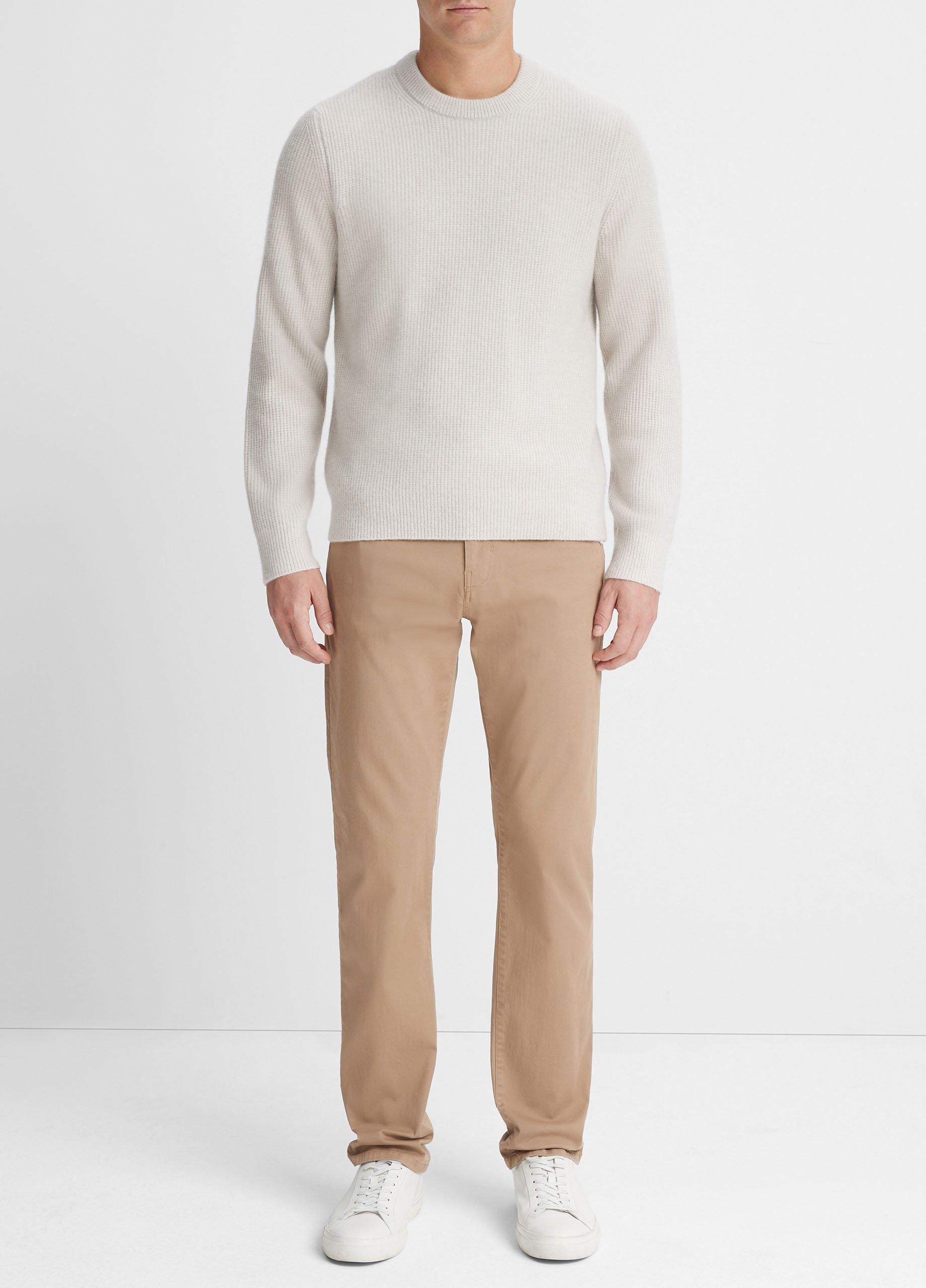 Plush Cashmere Thermal Crew Neck Sweater image number 0