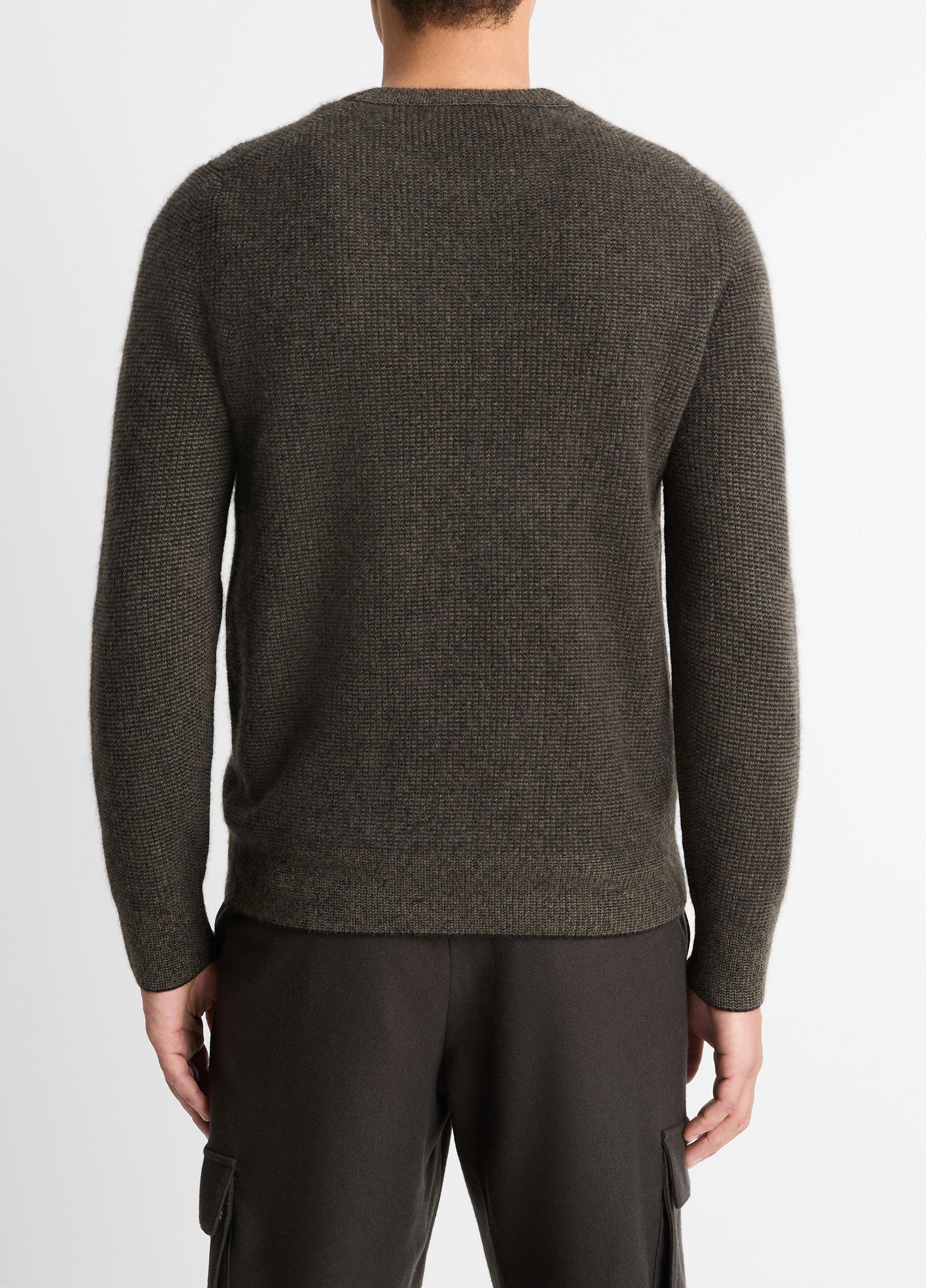 Plush Cashmere Thermal Crew Neck Sweater image number 3
