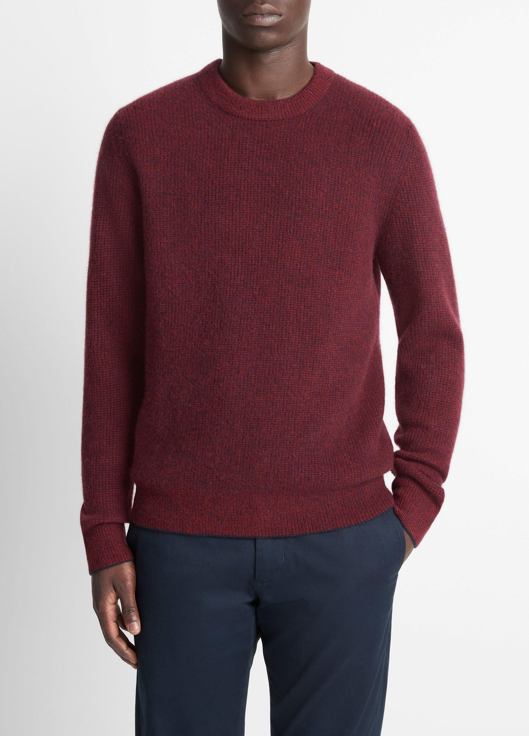 Plush Cashmere Thermal Crew Neck Sweater image number 0