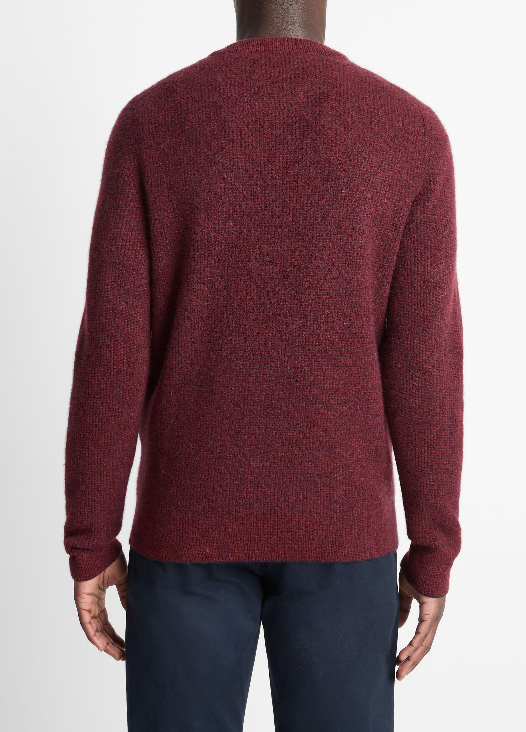 Plush Cashmere Thermal Crew Neck Sweater image number 2