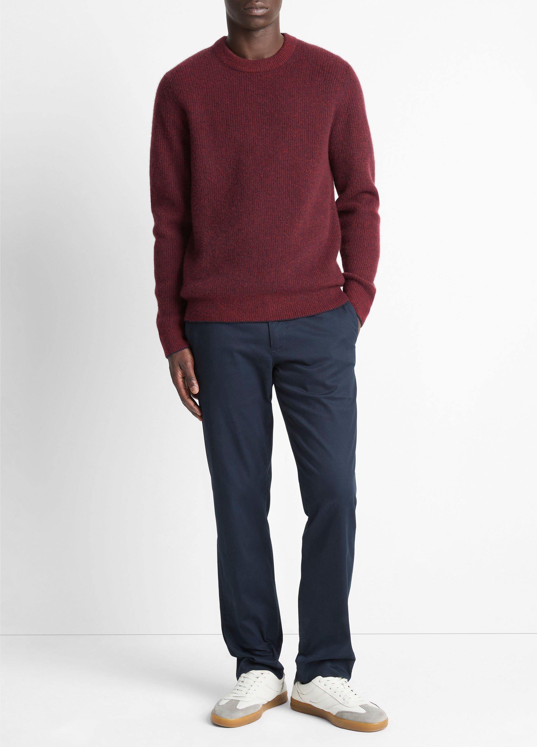 Plush Cashmere Thermal Crew Neck Sweater image number 3