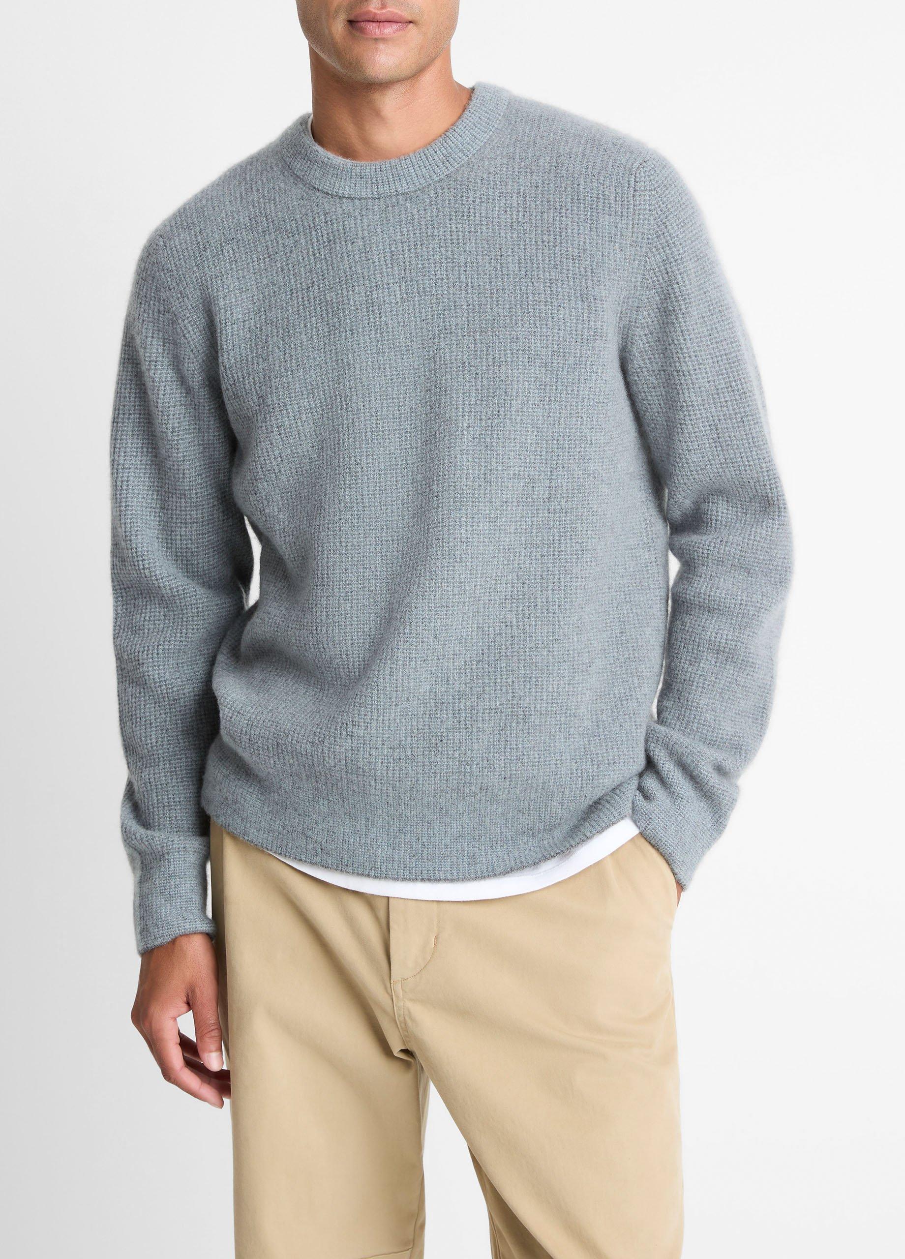 Plush Cashmere Thermal Crew Neck Sweater image number 0