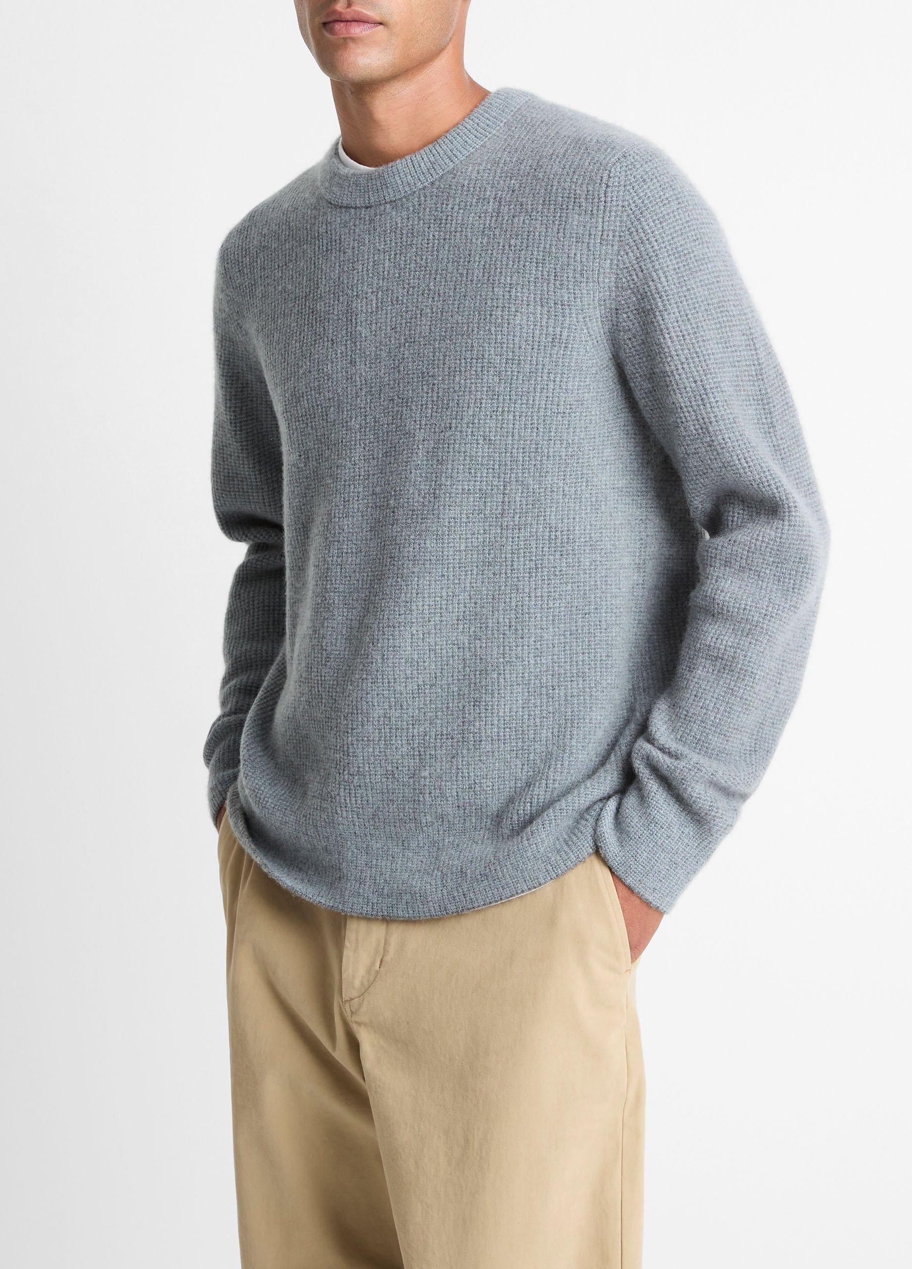 Plush Cashmere Thermal Crew Neck Sweater image number 1