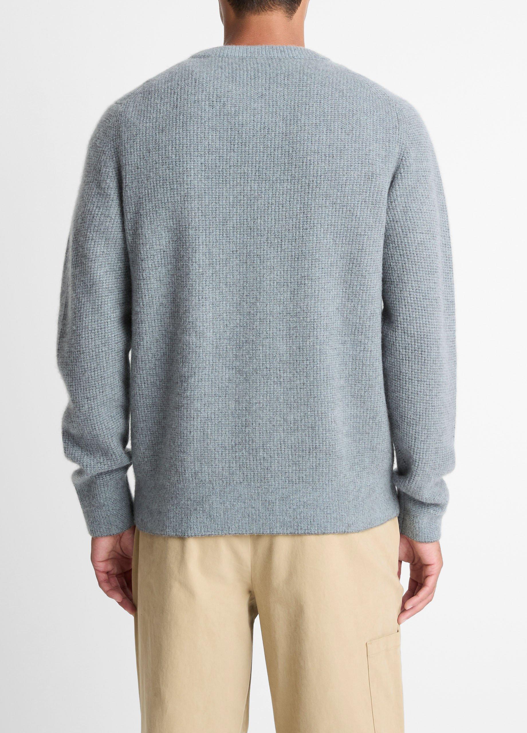 Plush Cashmere Thermal Crew Neck Sweater image number 2