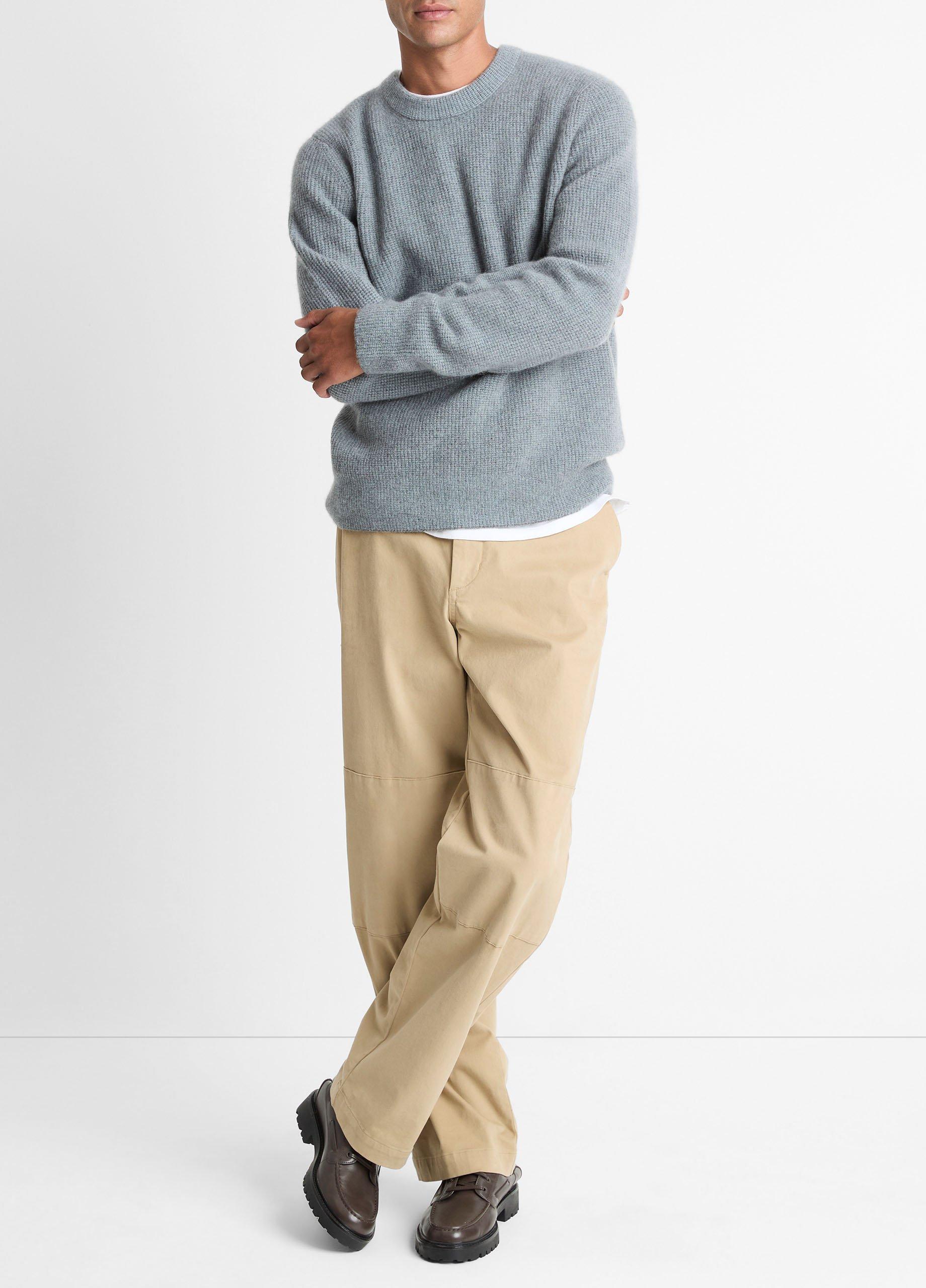 Plush Cashmere Thermal Crew Neck Sweater image number 3