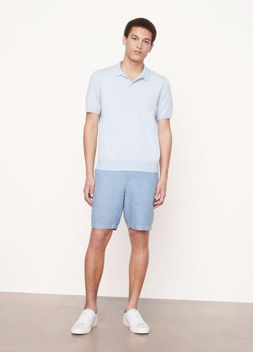 Wool and Cashmere Birdseye Polo