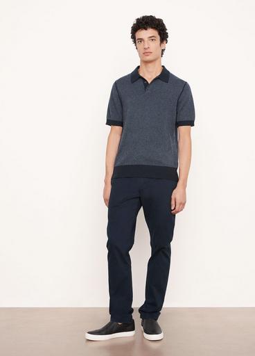 Wool and Cashmere Birdseye Polo image number 0
